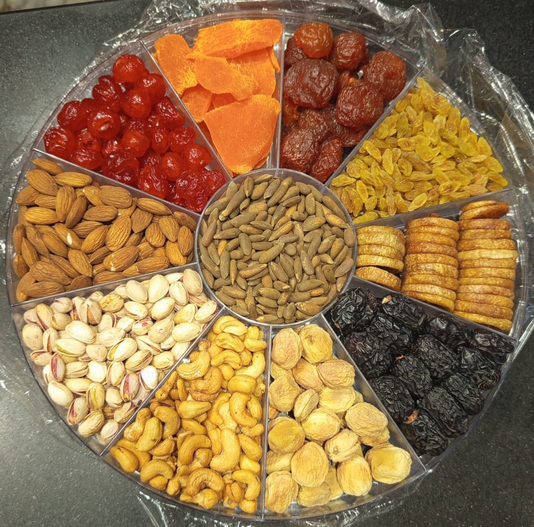 Mix Dry Fruits Acrylic Plastic Tray