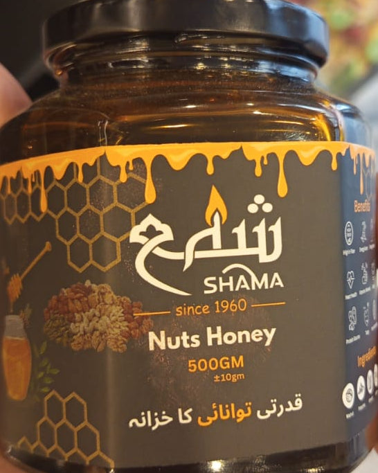 24K Gold Zafran Nuts Honey